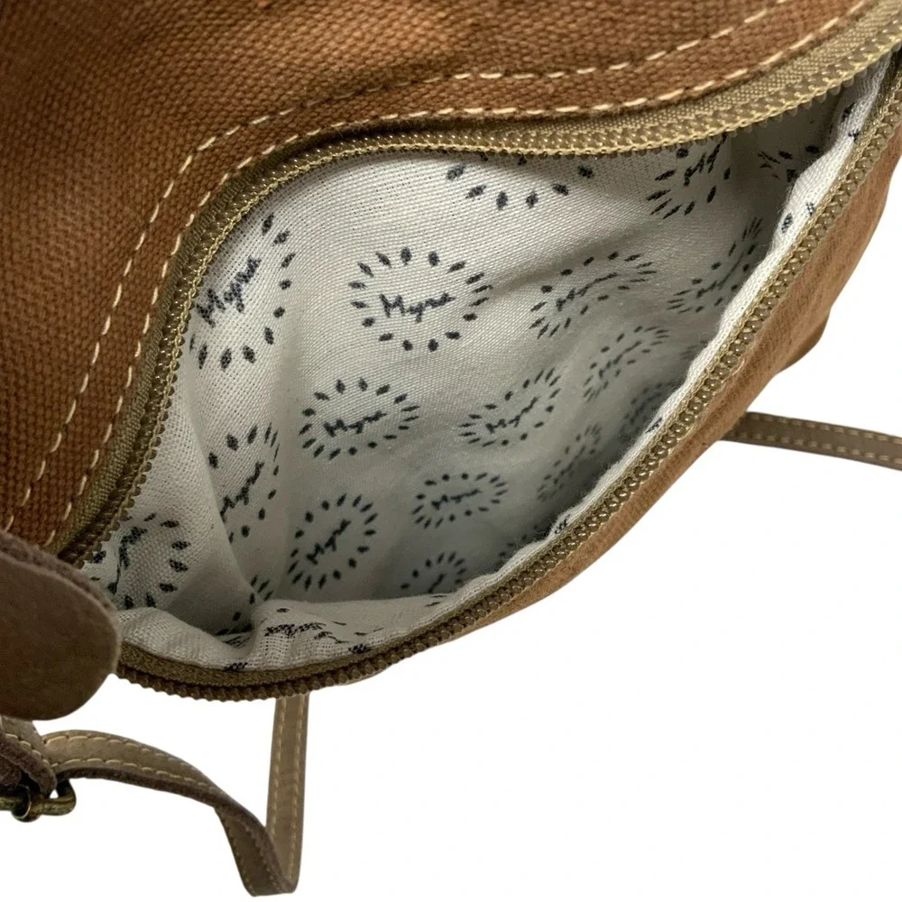 Myra Crossbody Bag Purse Sailing Anchor Harbor‎ Coastal Cottage Nautical Canvas